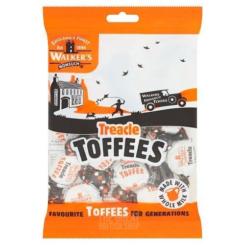 Walker's Nonsuch Treacle Toffees - 150g imported British grocery product available in Canada