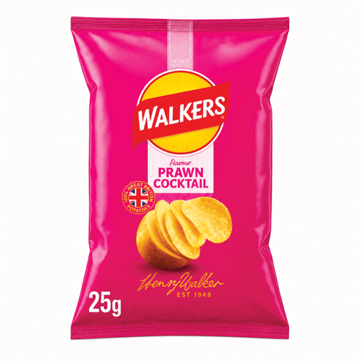 Walkers Prawn Cocktail - 25g imported British grocery product available in Canada