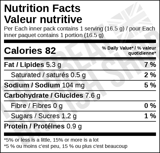 Wotsits - 6 Pack imported British grocery product available in Canada