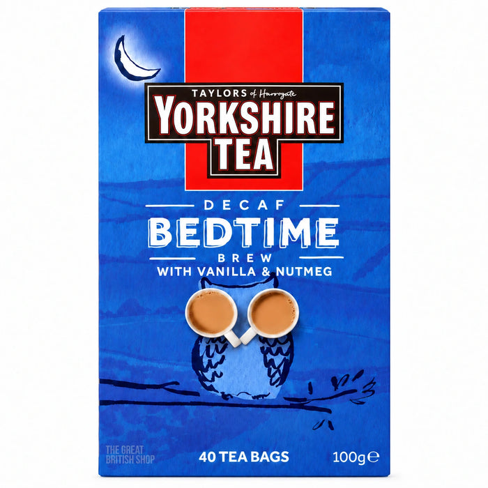 Yorkshire Tea Bedtime Brew - 40 Teabags, front view of the product packaging