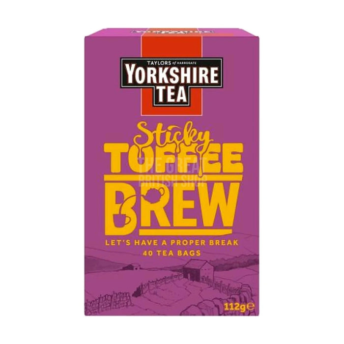 Yorkshire Tea Sticky Toffee Brew - 40 Bags imported British grocery product available in Canada