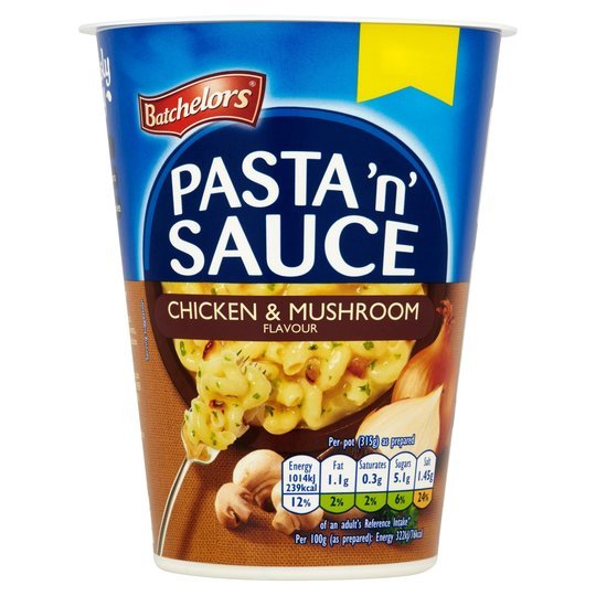 Batchelors Pasta & Sauce Pot Chicken & Mushroom - 65g | British Store Online | The Great British Shop