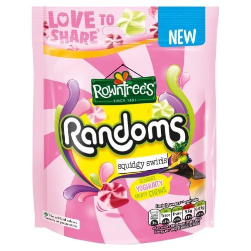 BLOWOUT SALE - Rowntree's Randoms Squidgy Swirl - 130g | British Store Online | The Great British Shop