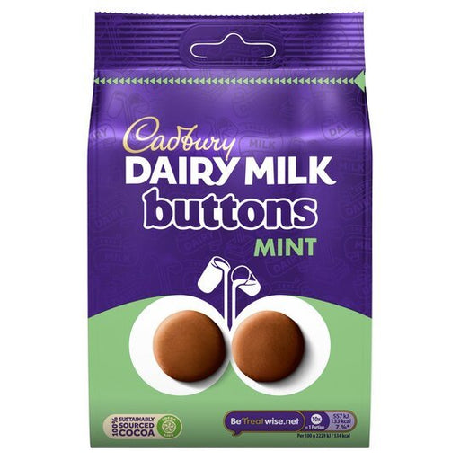 Cadbury Dairy Milk Mint Buttons - 95g | British Store Online | The Great British Shop