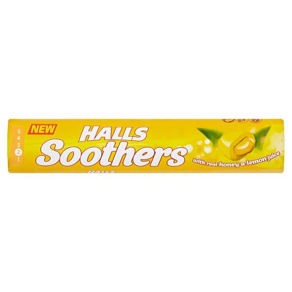 Halls Soothers Honey & Lemon 45g | British Store Online | The Great British Shop