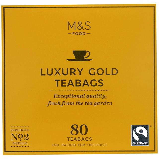 Marks and Spencer Luxury Gold Tea - 80 Bags | British Store Online | The Great British Shop