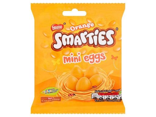 Nestle Smarties Orange Mini Eggs - 80g | British Store Online | The Great British Shop