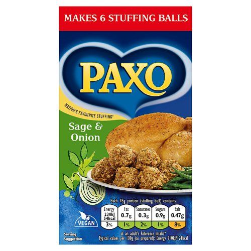 Paxo Sage & Onion Stuffing - Makes 6 | British Store Online | The Great British Shop