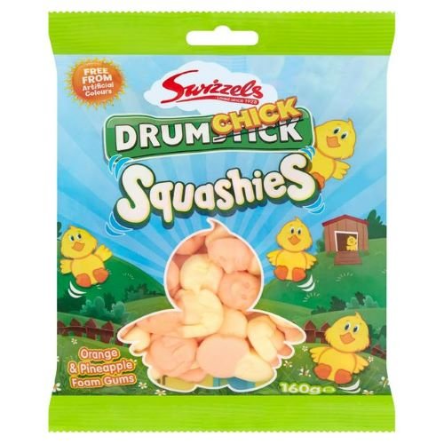 Swizzles Squashies DrumChick - 160g | British Store Online | The Great British Shop