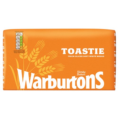 Warburtons Toastie White Bread - 800g | British Store Online | The Great British Shop