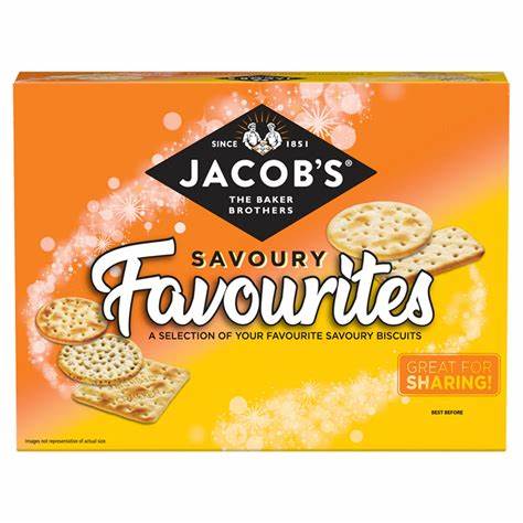 Jacob's Savoury Favourites - 200g | British Store Online | The Great British Shop