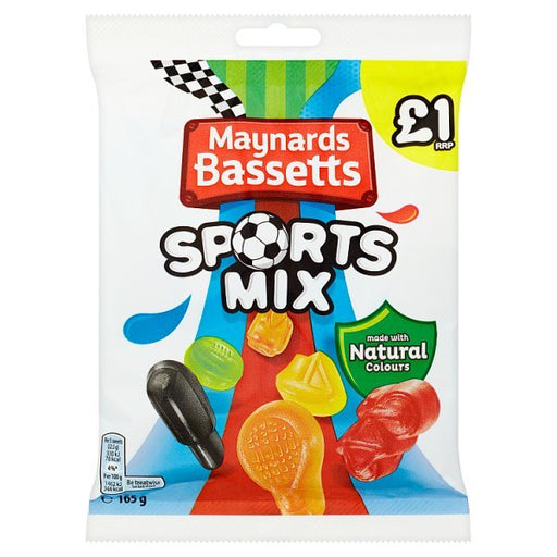 Maynards Bassetts Sports Mix - 165g | British Store Online | The Great British Shop