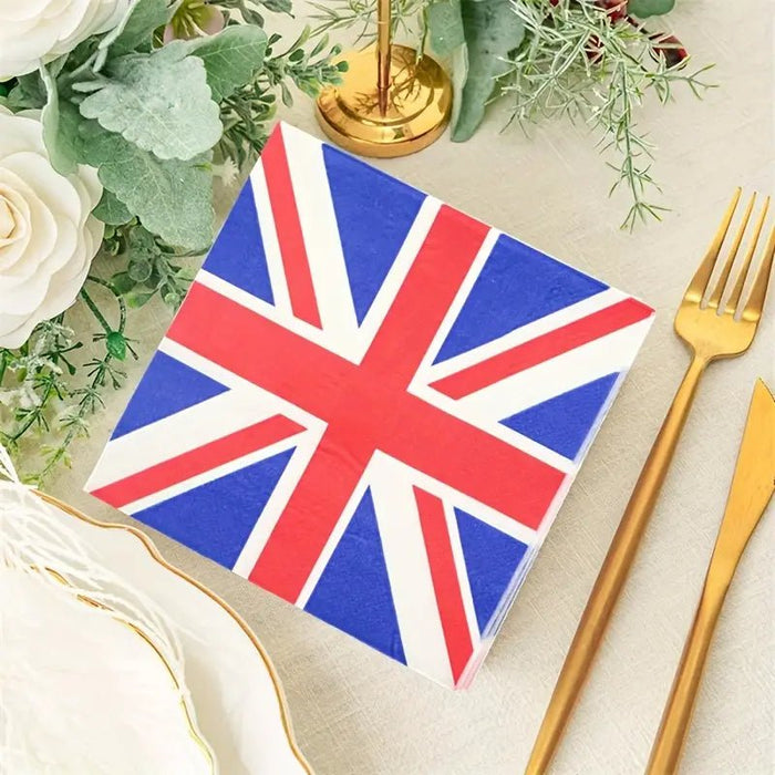 UK Flag Napkins - 20 pieces | British Store Online | The Great British Shop